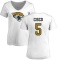Women's Andre Cisco Name & Number Slim Fit T-Shirt - White