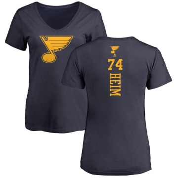 Women's Andre Heim One Color Backer T-Shirt - Navy