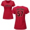 Women's Andrew Saalfrank Name & Number T-Shirt - Crimson