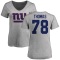 Women's Andrew Thomas Name & Number Slim Fit T-Shirt - Ash