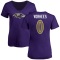 Women's Andrew Vorhees Name & Number V-Neck T-Shirt - Purple
