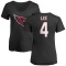 Women's Andy Lee Name & Number Slim Fit T-Shirt - Black
