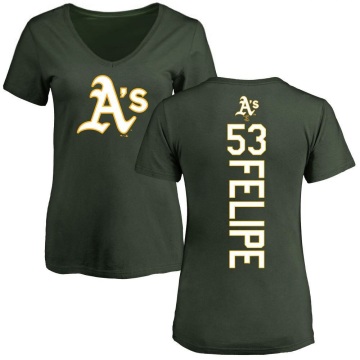 Women's Angel Felipe Backer Slim Fit T-Shirt - Green
