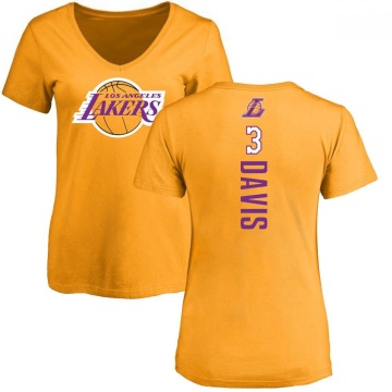 Women's Anthony Davis Backer T-Shirt - Gold
