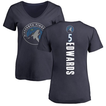 Women's Anthony Edwards Backer T-Shirt - Navy