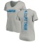 Women's Anthony Pittman Backer V-Neck T-Shirt - Ash