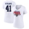 Women's Anthony Stolarz 2023 Stanley Cup Final V-Neck T-Shirt - White