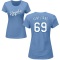 Women's Anthony Veneziano Name & Number T-Shirt - Light Blue
