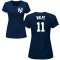 Women's Anthony Volpe Name & Number T-Shirt - Navy
