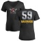 Women's Antonio Bastardo Midnight Mascot V-Neck T-Shirt - Black
