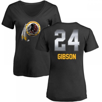 Women's Antonio Gibson Midnight Mascot T-Shirt - Black