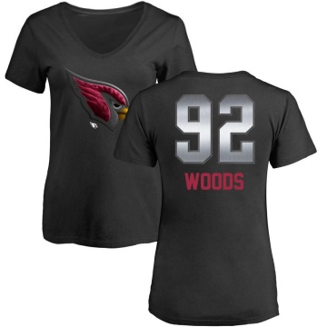 Women's Antwaun Woods Midnight Mascot T-Shirt - Black