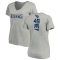 Women's Arden Key Backer V-Neck T-Shirt - Ash