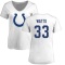 Women's Armani Watts Name & Number Slim Fit T-Shirt - White
