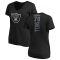 Women's Art Shell Backer Slim Fit T-Shirt - Black