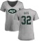 Women's Ashtyn Davis Name & Number Slim Fit T-Shirt - Ash