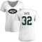 Women's Ashtyn Davis Name & Number Slim Fit T-Shirt - White