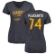 Women's Austen Pleasants Distressed Name & Number Slim Fit V-Neck T-Shirt - Navy