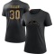 Women's Austin Ekeler 2020 Salute To Service Performance T-Shirt - Black