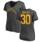 Women's Austin Ekeler One Color T-Shirt - Ash