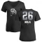 Women's Austin Nola Midnight Mascot V-Neck T-Shirt - Black