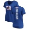 Women's Azeez Ojulari Backer Slim Fit T-Shirt - Royal
