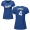 Women's Babe Herman Name & Number T-Shirt - Royal