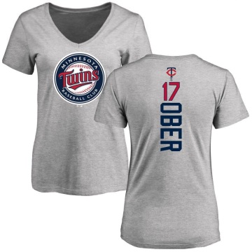 Women's Bailey Ober Backer Slim Fit T-Shirt - Ash