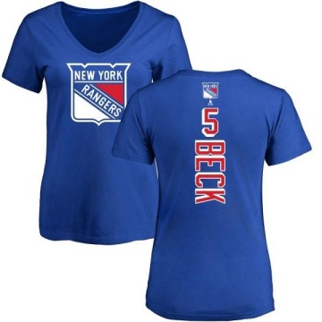 Women's Barry Beck Backer T-Shirt - Blue