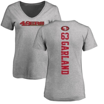 Women's Ben Garland Backer V-Neck T-Shirt - Ash