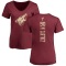 Women's Ben Mccartney Ben McCartney One Color Backer T-Shirt - Maroon