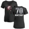 Women's Ben Rortvedt Midnight Mascot V-Neck T-Shirt - Black