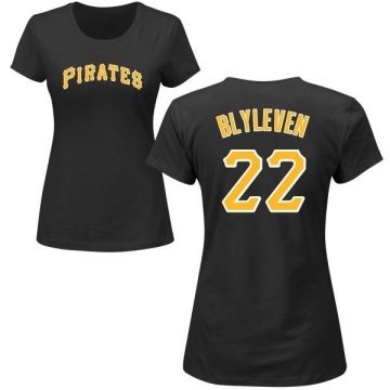 Women's Bert Blyleven Name & Number T-Shirt - Black