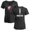 Women's Billy Martin Midnight Mascot V-Neck T-Shirt - Black