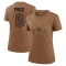 Women's Billy Price Legend 2023 Salute To Service Performance T-Shirt - Brown