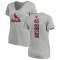 Women's Bob Gibson Backer Slim Fit T-Shirt - Ash