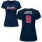 Women's Bob Uecker Name & Number T-Shirt - Navy
