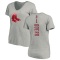 Women's Bobby Doerr Backer Slim Fit T-Shirt - Ash