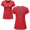 Women's Bobby Doerr Name & Number T-Shirt - Red