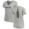 Women's Bobby Hebert Backer V-Neck T-Shirt - Ash