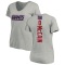 Women's Bobby McCain Backer V-Neck T-Shirt - Ash