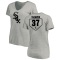 Women's Bobby Thigpen RBI Slim Fit V-Neck T-Shirt - Heathered Gray