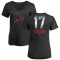 Women's Bobby Tolan Midnight Mascot V-Neck T-Shirt - Black