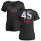 Women's Brad Hand Midnight Mascot V-Neck T-Shirt - Black