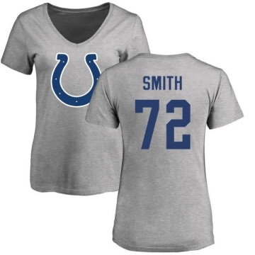 Women's Braden Smith Name & Number Slim Fit T-Shirt - Ash