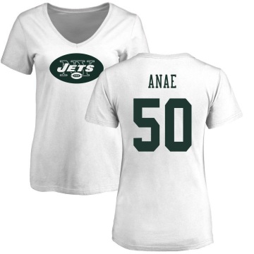 Women's Bradlee Anae Name & Number Slim Fit T-Shirt - White