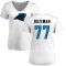 Women's Bradley Bozeman Name & Number Slim Fit T-Shirt - White