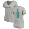 Women's Bradley Chubb Backer V-Neck T-Shirt - Ash