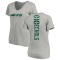 Women's Brandin Echols Backer V-Neck T-Shirt - Ash