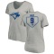 Women's Brandon Belt RBI Slim Fit V-Neck T-Shirt - Heathered Gray